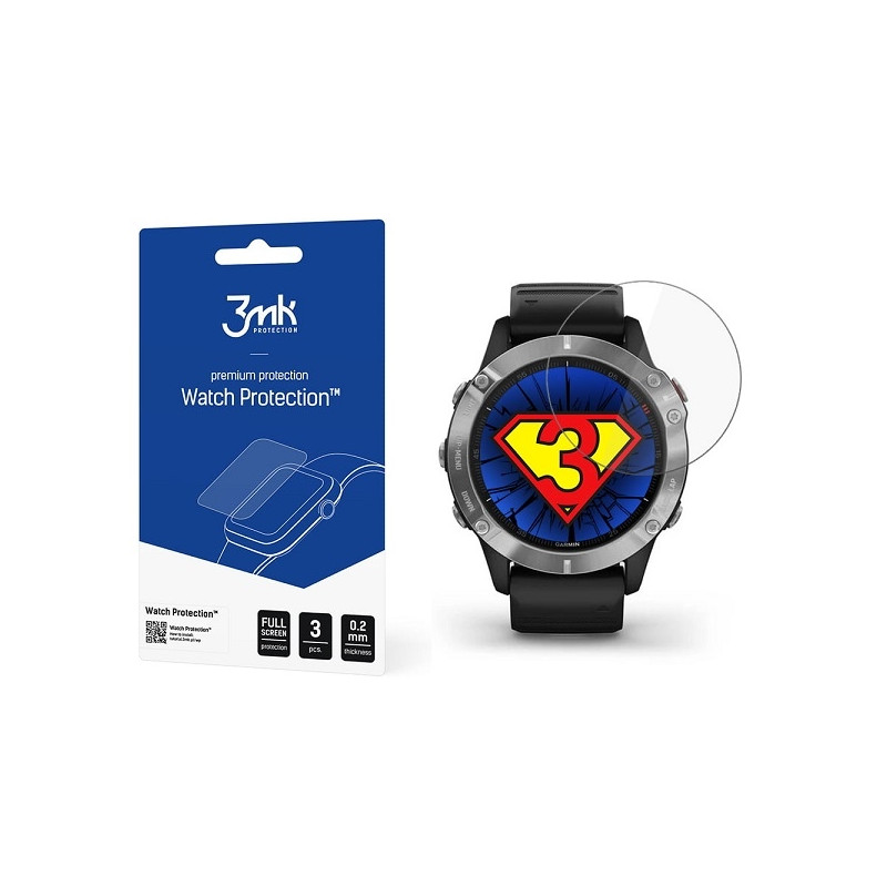 Szkło Hybrydowe 3MK FlexibleGlass Watch do Garmin Fenix 6