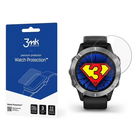 Szkło Hybrydowe 3MK FlexibleGlass Watch do Garmin Fenix 6