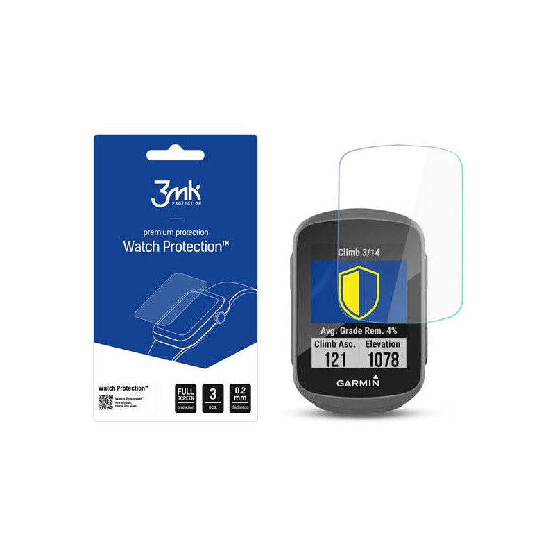 Szkło Hybrydowe 3MK FlexibleGlass Watch do Garmin Edge 130 Plus
