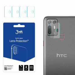 Szkło na obiektyw aparatu 3mk Lens Protection do HTC Desire 20+, 4szt