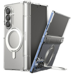 Etui Araree Nukin 360 S MagSafe Qi2 Kickstand do Galaxy Z Fold7 przezroczysty