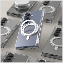 Etui Araree Nukin 360 S MagSafe Qi2 Kickstand do Galaxy Z Fold7 przezroczysty