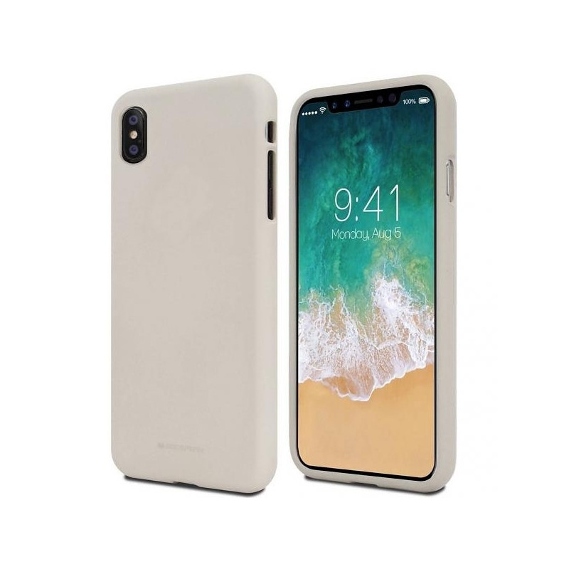 Etui Mercury Soft do Huawei Mate 20 beżowy