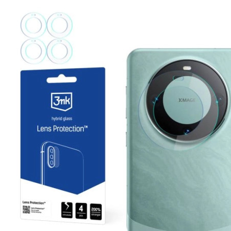 Szkło na obiektyw aparatu 3mk Lens Protection do Huawei Mate 60, 4szt