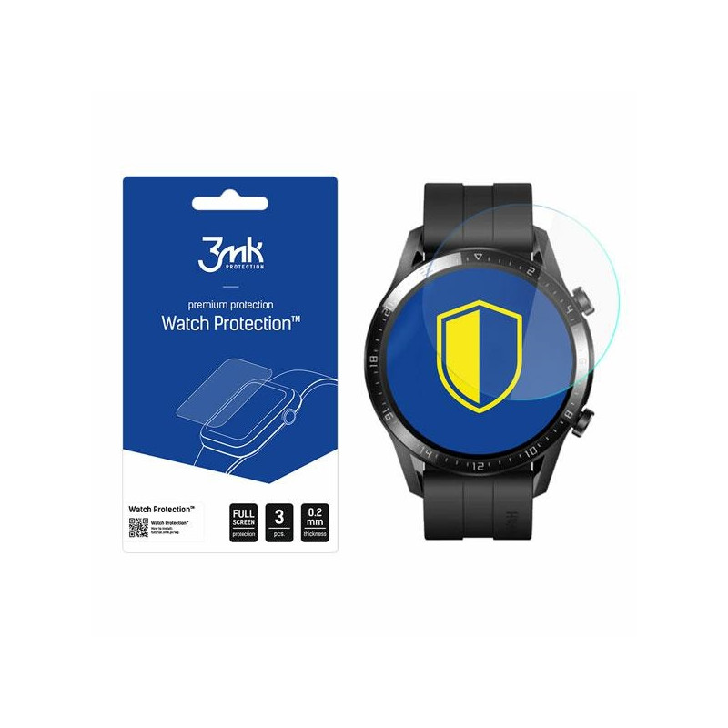 Szkło Hybrydowe 3MK FlexibleGlass Watch do Huawei Watch GT 2 46mm LTN-B19