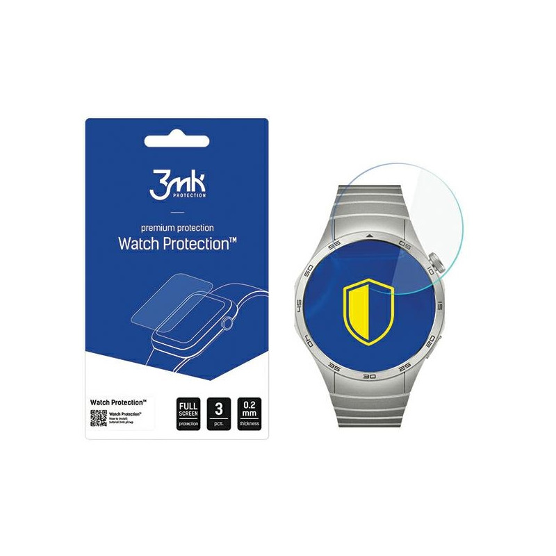 Szkło Hybrydowe 3MK FlexibleGlass Watch do Huawei Watch GT 4 46mm