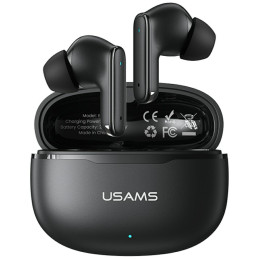 Słuchawki TWS USAMS E05 Bluetooth 6.0 bezprzewodowe czarny