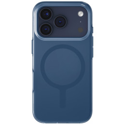 Etui UNIQ Clario do MagSafe do iPhone 17 Pro, niebieskie