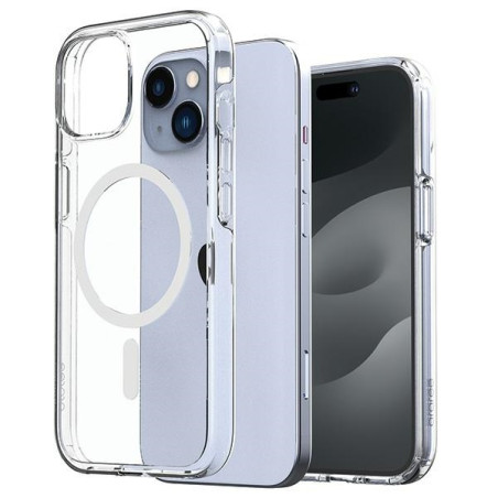 Etui Araree Duple M MagSafe do iPhone 15 przeźroczysty