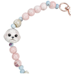 Zawieszka na torebkę handstrap Nimmy New Big Eye Cute Pets 2.0 różowy