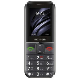 Telefon komórkowy Maxcom Comfort MM735 ze stacją ładującą + opaska SOS czarny