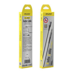 Adapter AWEI CL-116T USB-C/Jack 3.5 czarny