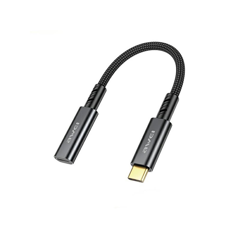 Adapter AWEI CL-216T USB-C/USB-C czarny