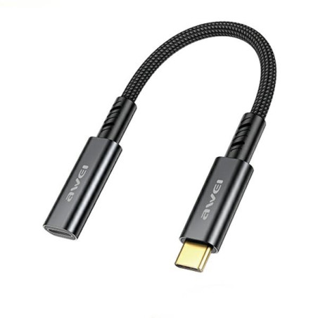 Adapter AWEI CL-216T USB-C/USB-C czarny
