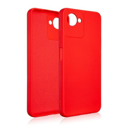Etui Beline Silicone do Realme C30 czerwone
