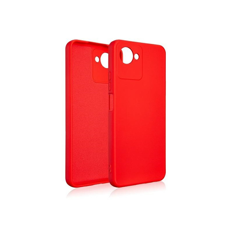 Etui Beline Silicone do Realme C30 czerwone