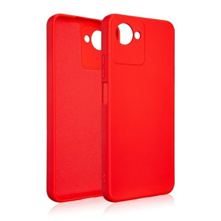 Etui Beline Silicone do Realme C30 czerwone
