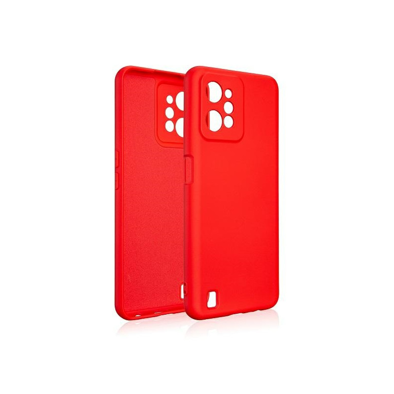 Etui Beline Silicone do Realme C31 czerwone