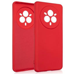 Etui Beline Silicone do Realme 14 Pro czerwone
