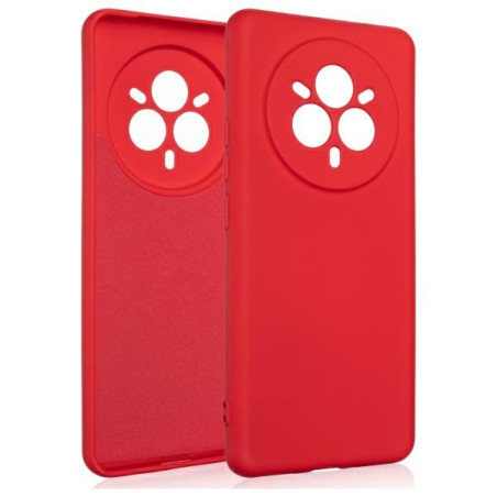 Etui Beline Silicone do Realme 14 Pro czerwone