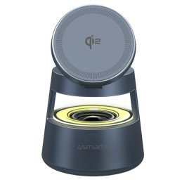 Stacja ładująca 4smarts Aura Sound Qi2 szary