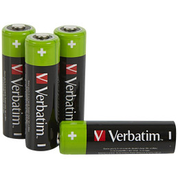 Akumulator Verbatim NiMH AA 2500mAh Premium HR6 4szt czarny