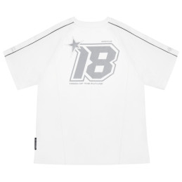 Koszulka T-shirt Skinarma Delta Rozmiar L, biała