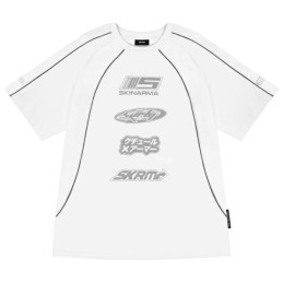Koszulka T-shirt Skinarma Delta Rozmiar M, biała