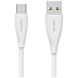 Kabel USAMS Green Series SJ714 18W 3A USB-A do USB-C 1m biały