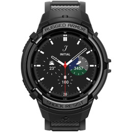 Etui z paskiem Spigen Rugged Armor Pro do Galaxy Watch 6 Classic 47mm, czarne
