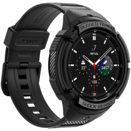 Etui z paskiem Spigen Rugged Armor Pro do Galaxy Watch 6 Classic 47mm, czarne