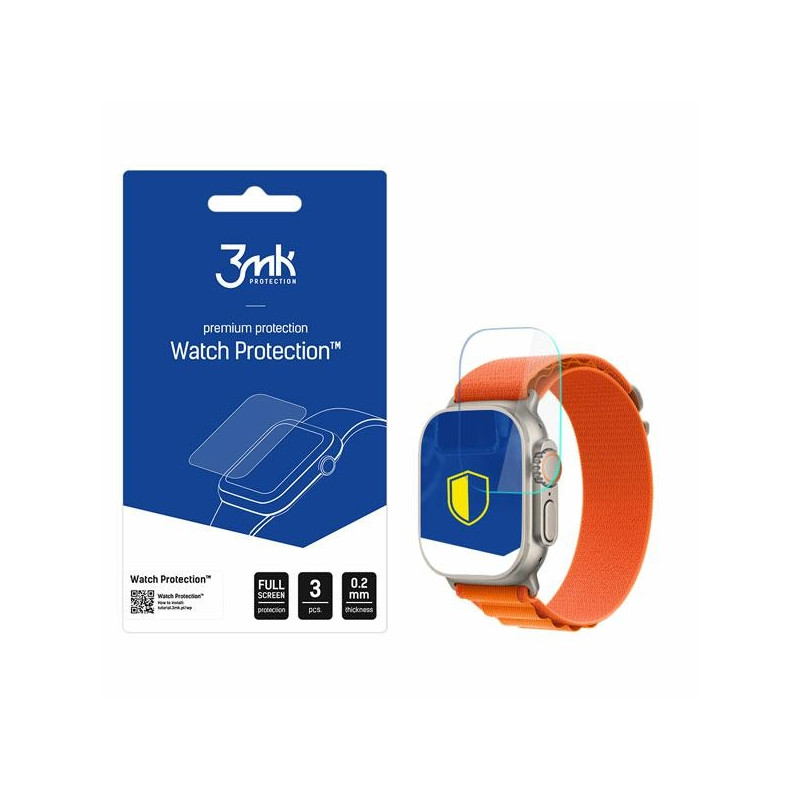 Szkło Hybrydowe 3MK FlexibleGlass Watch do Apple Watch Ultra