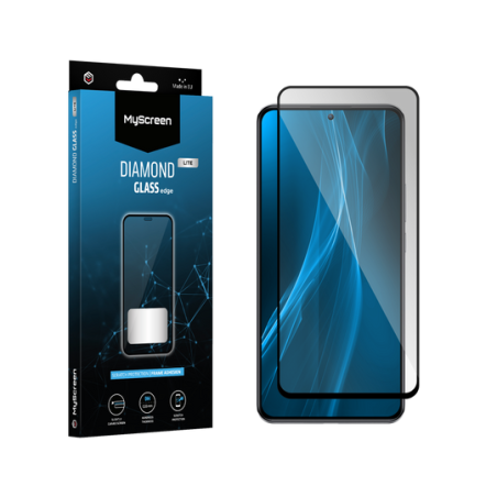 Szkło Hartowane MS Diamond Glass Edge 3D do Motorola Moto 30 Fusion, czarne