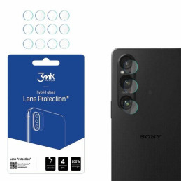 Szkło na obiektyw aparatu 3mk Lens Protection do Sony Xperia 1 V, 4szt