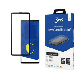 Szkło hartowane 3MK HardGlass Max Lite do Sony Xperia 10 III 5G, czarna ramka