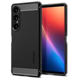 Etui Spigen Rugged Armor do Sony Xperia  1 VII czarny