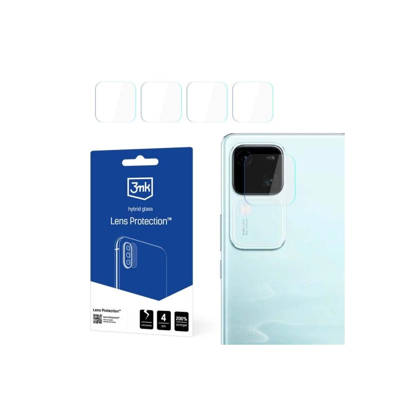 Szkło na obiektyw aparatu 3mk Lens Protection do Vivo S18/S18 Pro, 4szt