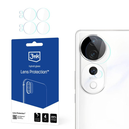 Szkło na obiektyw aparatu 3mk Lens Protection do VIVO S19, 4szt
