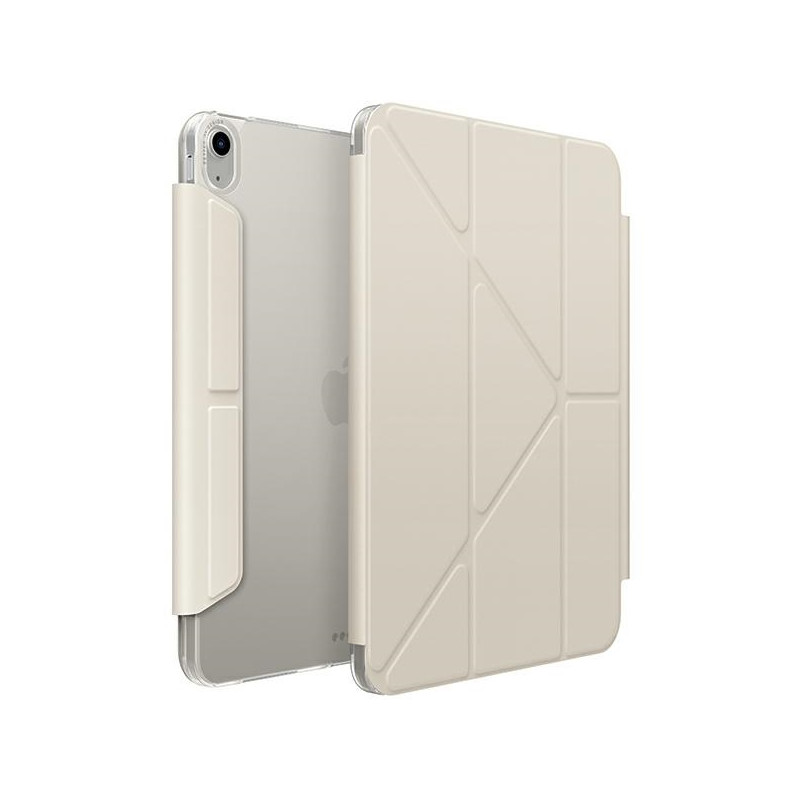 Etui UniQ Składane Camden do iPad Air 11" (2024), beżowe