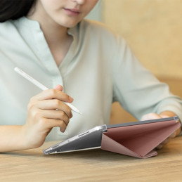 Etui UniQ Składane Camden doiPad Air 11" (2024), różowe