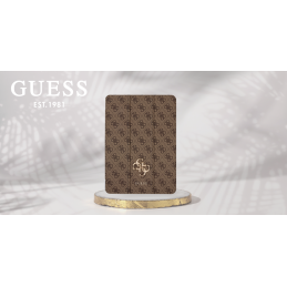 Etui Guess Magnetic 4G Big Logo do iPad Air 11" 2024, brązowy/brown