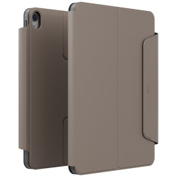 Etui UNIQ Rovus Snapmount Magnetic 360 Rotating Detachable do iPad 11" A16 (2025) / iPad 10.9" 10 gen. (2022) szary