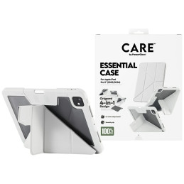 Etui Care by PanzerGlass Y fold do iPad 11" (2025/2024) jasnoszary