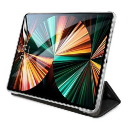 Etui z klapką Karl Lagerfeld Saffiano Karl Iconic do iPad 12.9" Pro 2021, czarne