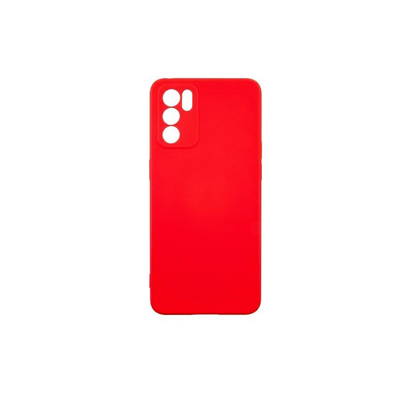 Etui Beline Silicone do Oppo Reno 6 5G czerwone