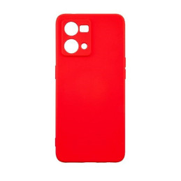 Etui Beline Silicone do Oppo Reno 7 4G czerwone