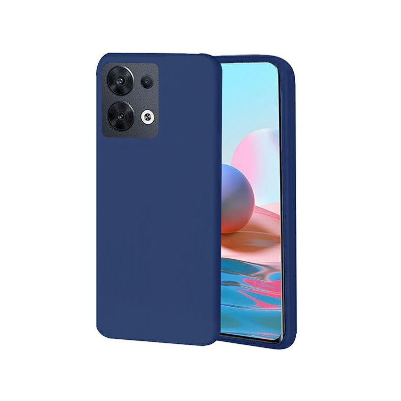 Beline Etui Candy Oppo Reno 8 granatowy/navy