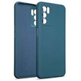 Etui Beline Silicone do Oppo A16/A16s/A16K niebieskie