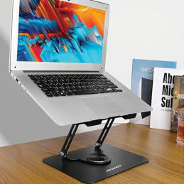 Uchwyt biurkowy AWEI X46 rotacyjny na laptopa czarny