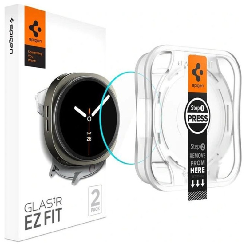 Szkło hartowane Spigen Glas.TR EZ FIT do Samsung Watch 8 40mm